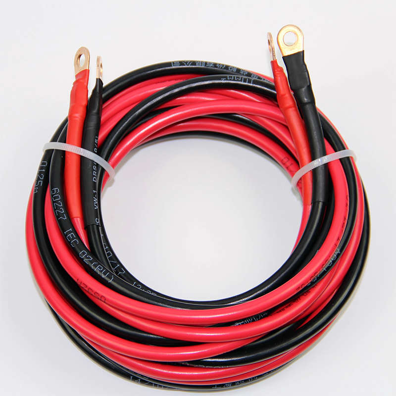 蓄电池连接线35平方长度100CM1根(红黑可选)