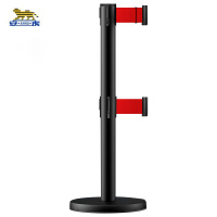 安虎 一米线隔离带 [双层]磨砂黑2米线 根