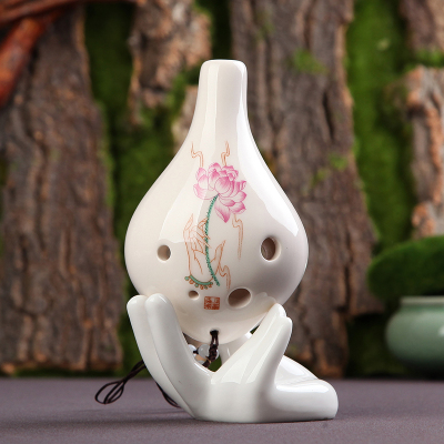 炎黄6孔中音C调陶笛6AC调陶笛埙学生初学教学用陶笛买就送全套配件