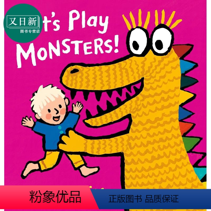 [正版]Maisy同作者LucyCousins新作 Let's Play Monsters! 我们来当怪兽吧 英文原版