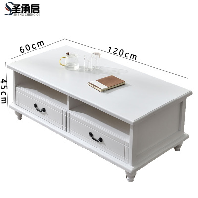 圣承启 茶几 白1.2米张
