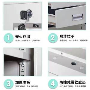DXBG钢制文件柜办公资料柜铁皮档案柜带锁储物柜财务凭证柜大器械柜