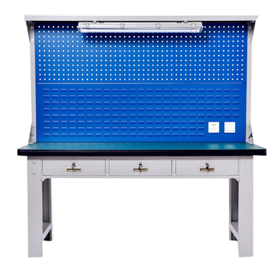 依韵珂防静电工具桌+平三抽+双挂板1500*750*800mm张