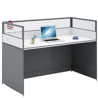 攸形屏风办公桌1200*600*1100mm张