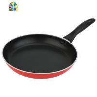 平底锅不粘锅煎锅家用无油烟小煎饼煎蛋牛排锅 电磁炉 FENGHOU 红色26cm专用