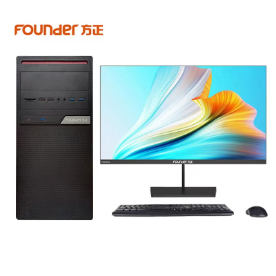 方正Founder国产台式机电脑PHZ2060D兆芯KX-U6780A八核/16G/512G固态/23.8英寸