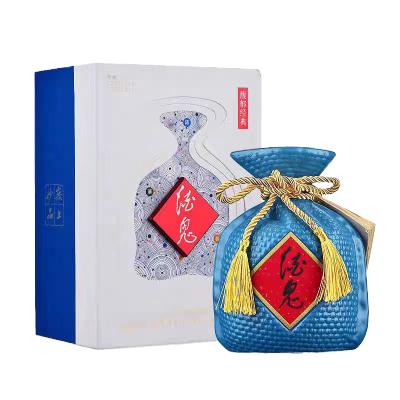 酒鬼酒 馥郁经典蓝坛 52度 500ml 馥郁香型白酒