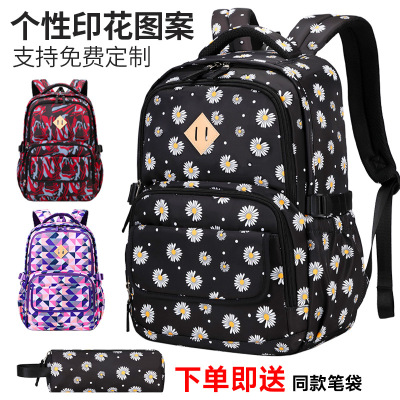 工厂潮流小学生五六年级大容量轻便双肩书包背包_389