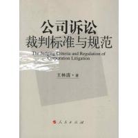 正版新书]公司诉讼裁判标准与规范王林清 著9787010110158