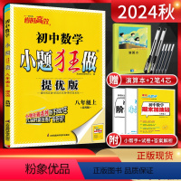 数学 八年级上 [正版]江苏版2024秋恩波教育小题狂做提优版初中数学八年级上册苏科版 初二8年级八上苏教版同步课时作业