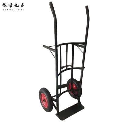 依诺九吉 油桶搬运车手推车拖车 黑色款充气轮油桶车 件