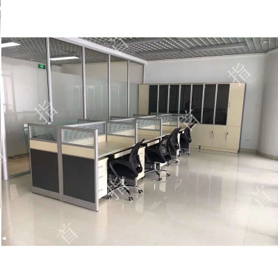 首指(SZ)办公桌/8人位组合桌ZHZ-1(KH)