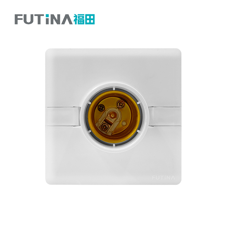 福田 E27螺纹灯口灯头 暗装LED节能灯泡明线球泡螺纹方形底座 M8暗装方形 单位:个