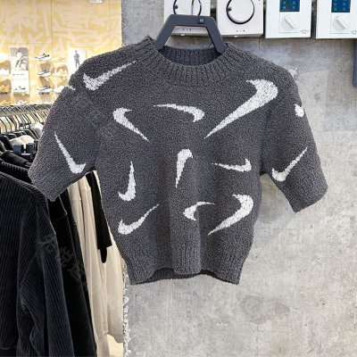 NIKE耐克短袖T恤运动休闲针织修身女装上衣FD4287-254 D