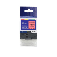 彩标 TZe-421 9mm 标签色带 (计价单位:个) 红底黑字