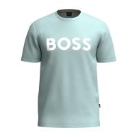 HUGO BOSS男士圆领短袖T恤柔软舒适简约时尚休闲