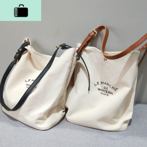 单肩包女2020新款ins帆布包chic韩国简约百搭ulzzang斜挎包女包潮NEW LAKE女士单肩包