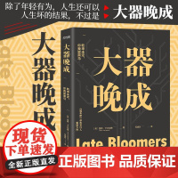 大器晚成正版 年轻人自我激励/鼓励引导 生活工作正能量人生自我实现成功励志书籍 天津科学技术出版社978755768