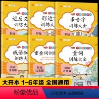 [正版]6本小学语文知识大全词语积累手册重叠词量词训练大全aabc式拼成语知识训练大全积累注音版一二三年级同步作文书阅
