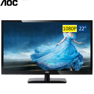 冠捷/AOCT2264MD22英寸全高清LED平板液晶普通电视机显示器两用小32黑色标配底座