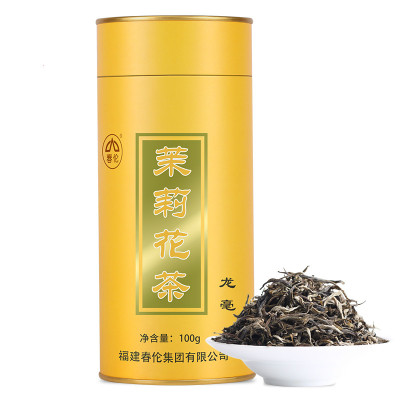 春伦茉莉花茶特级浓香型茉莉龙毫罐装散装福建茉莉花茶