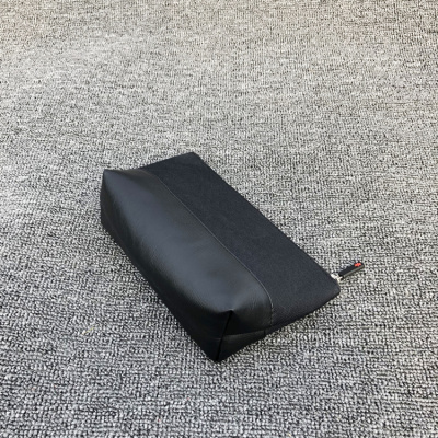 化妆包网红大容量多功能简约便携小号韩国化妆袋品收纳包可爱少女收纳袋三维工匠黑色