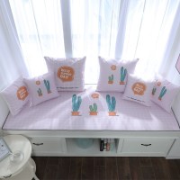 家柏饰(CORATED)北欧高密度乳胶飘窗垫窗台垫定做榻榻米阳台海绵垫沙发毯坐垫 热情沙漠 可选乳胶材质,报价联系客服