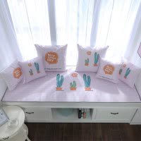 家柏饰(CORATED)北欧高密度乳胶飘窗垫窗台垫定做榻榻米阳台海绵垫沙发毯坐垫 热情沙漠 可选乳胶材质,报价联系客服