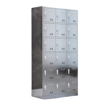 抚樽不锈钢更衣柜十八门