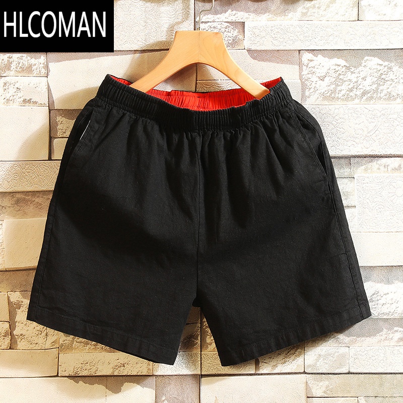 HLCOMAN夏季男士短裤薄款潮流休闲潮牌外穿五分裤宽松大裤衩三分裤子