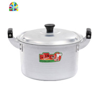 老式大铝锅加厚铝合金双耳小汤锅熬粥家用烧水锅煤气燃气吕锅 FENGHOU 20cm小汤锅-3升