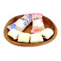 喔喔朵云爆浆棉花糖散装500g蓝莓白桃婚庆结婚喜糖(代可可脂