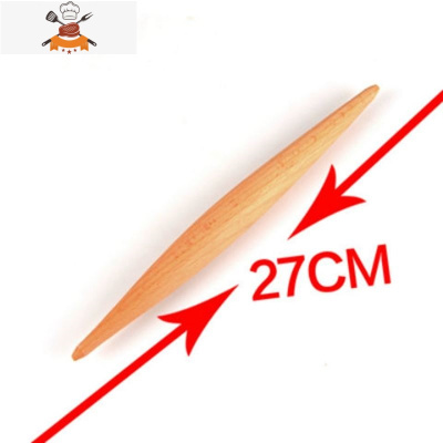 擀面杖饺子皮专用榉木两头尖饺子皮专用擀面厨房包饺子烘焙工具 敬平 J69-尖头27cm直径2.5cm(榉木)