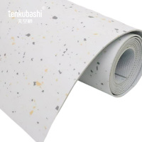 天空桥 PVC地板革 白色大理石2.0mm 卷