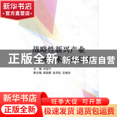 正版 战略性新兴产业专利技术动向研究 甘绍宁主编 知识产权出版