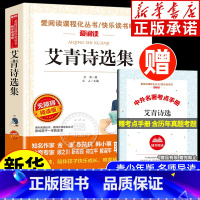 [赠考点手册]艾青诗选 [正版]艾青诗选集书 初中版九年级课外阅读书籍 五六七八年级青少年 含原著艾青著12-15岁散文