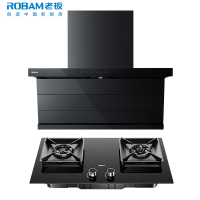 老板(ROBAM)油烟机烟灶套餐两件套顶侧双吸触控式27.5立方5.2灶具厨电套装27A17-D1U+57B9A-D2P