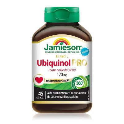 Jamieson健美生进口辅酶q10长期熬夜备孕软胶囊进口45粒 效期26年8月