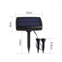 绵冠(MIANGUAN) 升级加大能板[一拖十]暖光 草坪引路灯光防水花园灯