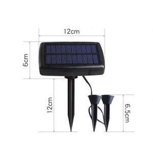 绵冠(MIANGUAN) 升级加大能板[一拖十]暖光 草坪引路灯光防水花园灯