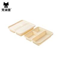 梵澜狸 一次性饭盒TT17 200个/组