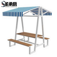 圣承启 塑木桌椅 长140cm 套