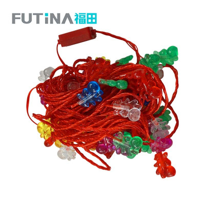 福田 彩色福字串灯 50米110灯 条