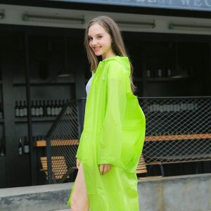 美帮汇雨衣女成人时尚徒步男骑行透明便携防水儿童户外旅游加厚雨披