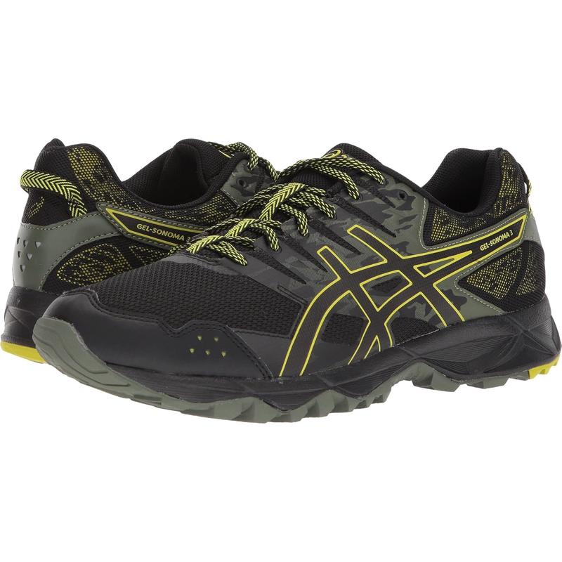 亚瑟士(ASICS)男子越野跑鞋耐用防滑耐磨缓震户外训练运动跑鞋