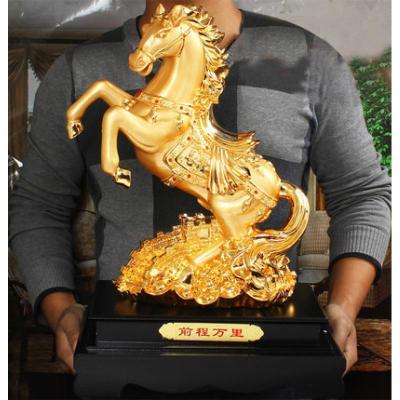 美帮汇马摆件马到成功工艺品 生肖马办公室前台家居装饰摆设品