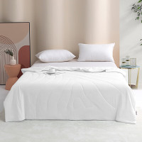 红秀世纺 HXGXB006 夏被150*200cm 全棉 被子 1 件/条(计价单位:条) 白色