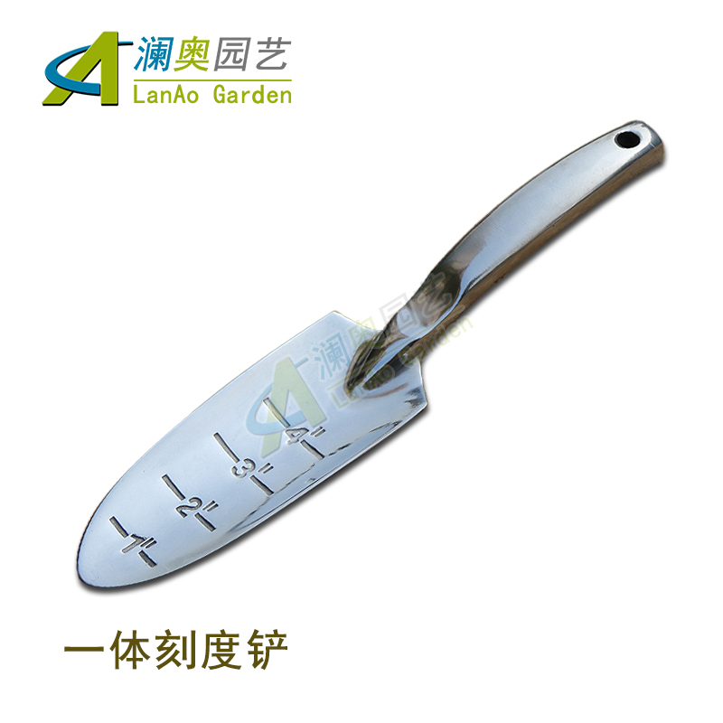 园艺铲子种植栽花种菜松土钉耙不锈钢铲花园工具套装