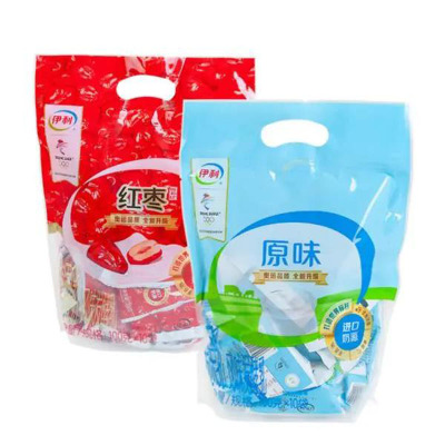伊利酸奶原味红枣袋装风味发酵乳100g×10袋网红酸奶儿童营养美味