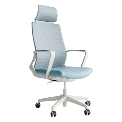 臻远 ZY-BGY-13 办公椅转椅人体工学椅电脑椅会议椅办公椅子学习椅(连体扶手) (白色)